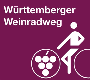 Routenplakette Weinradweg Württemberg